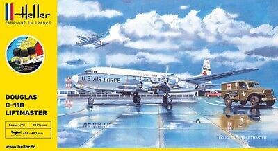 Heller 1/72 Starter Set Douglas C-118 Liftmaster (56317)