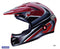 661 Full comp Full face helmet (black/red)