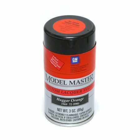 Model Master Lacquer Spray 3oz Gloss Chevy Hugger Orange (28108)