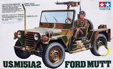 Tamiya 1:35th scale US M151A2 Ford Mutt (35123)