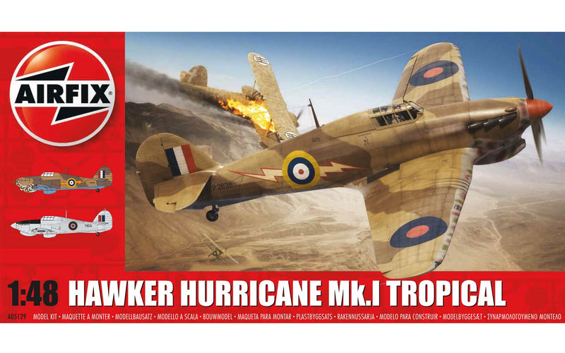 Airfix 1/48 Hawker Hurricane Mk.I Tropical (a05129)