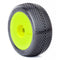 1:8 BUGGY GRIDIRON II SUPER SOFT EVO WHEEL PRE-MOUNTED YELLOW