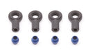 Team Associated FT Blue Aluminum Shock Pivot Balls with Eyelets(