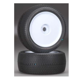 JConcepts Subcultures  Pre-Mounted 1/8th Truggy Tires (Green) (2)