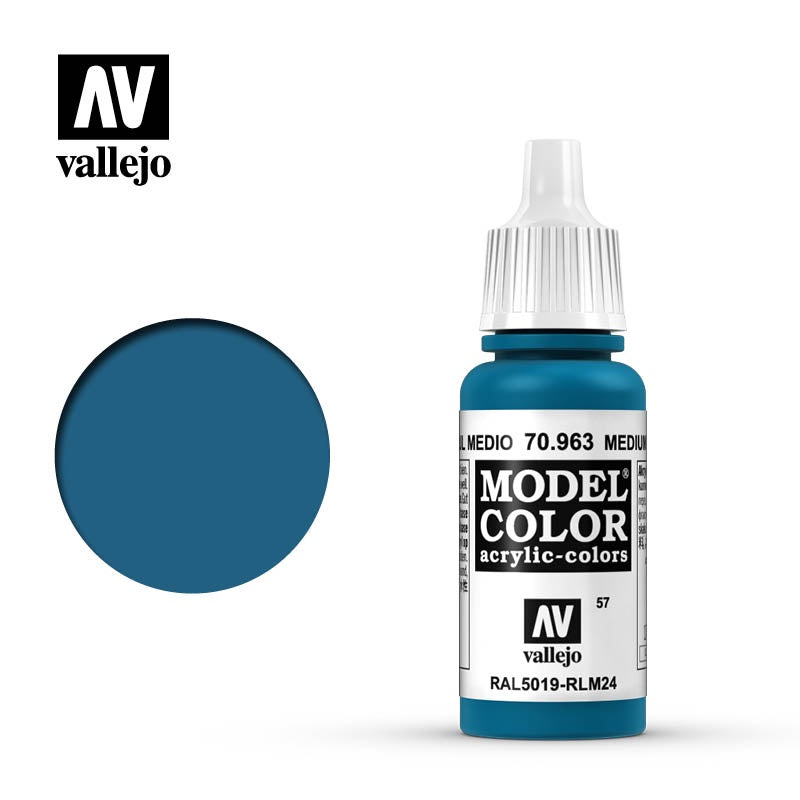 Vallejo Medium Blue 17ml (57)(70.963)