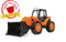 CORGI CHUNKIES Loader Tractor Construction Orange (ch085)