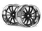 HPI WORK XSA 02C WHEEL 26mm CHROME/BLACK (6mm OFFSET) (3287)