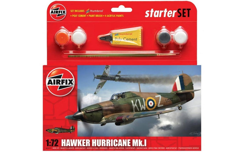 Small Starter Set - Hawker Hurricane Mk.I 1/72 (a55111)