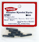 Kyosho  Bevel Shaft (4x27mm/6pcs/BS107)  (97001)
