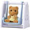Sylvanian Families Bear Baby With Swing (4559)