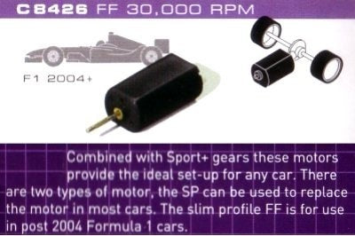 Scalextric 1/32 FP Motor 30K RPM with wires (C8426)