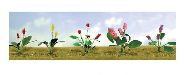 JTT Assorted Flower Plants 3, 1/2" Height (12) (95561)