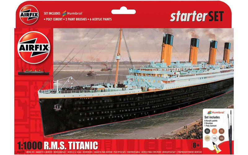 AIRFIX 1/1000 RMS Titanic Starter Set (A55314)