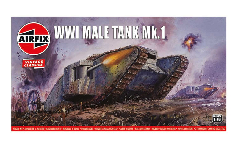 AIRFIX 1/76 WWI Male Tank Mk.I (a01315v)