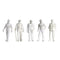 JTT HO-scale (1/100), Male Figures, White 10/pk (97117)