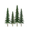 JTT O-Scale Scenic Spruce 6''-10'' 12pk (92028)