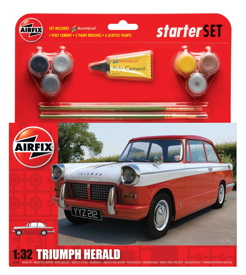 AIRFIX Medium Starter Set - 1/32 Triumph Herald (A55201)