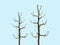 JTT Sycamore Tree Armature, 4/pk, 2-1/2" Height (94118)