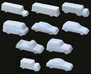 JTT (1/200)Mixed Vehicles 10 styles, White 10/pk (97004)