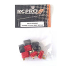 RC Pro Deans Plug (T Connector) set w/cover 2 pair (rcp-deans-c)