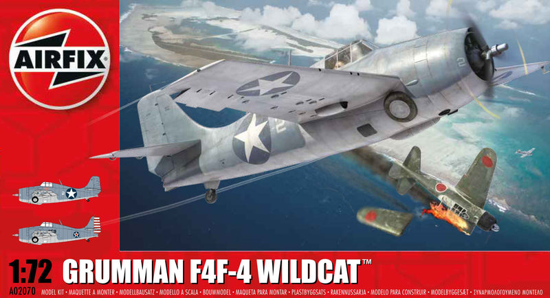 AIRFIX 1/72 Grumman F4F-4 Wildcat (a02070)
