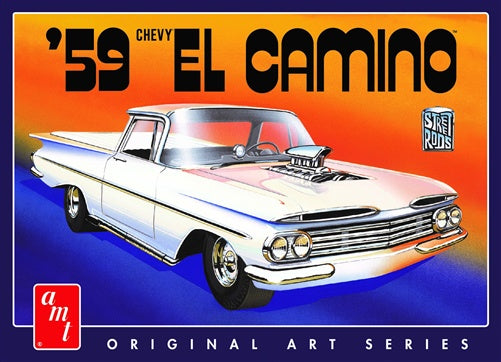 AMT 1959 CHEVY EL CAMINO (ORIGINAL ART SERIES) 1:25 SCALE MODEL KIT (amt1058)