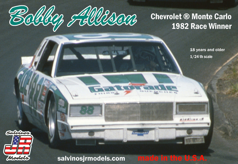 SALVINOS JR MODELS Bobby Allison Chevrolet ® Monte Carlo 1982 Race Winner (BAMC1982R)