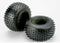 Traxxas  Tires, Pro-Trax spiked 2.2" (soft-compound)(rear) (2)/ foam inserts (2) (4790r)
