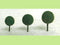 JTT Micro Tree, Medium Green mix bag 3/16''-1/2'' height 30pk (94330)