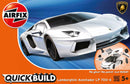 Airfix QUICK BUILD Lamborghini Aventador White (J6019)