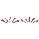 Small Body Clip 1/10 - Metallic Red (10) (103106)