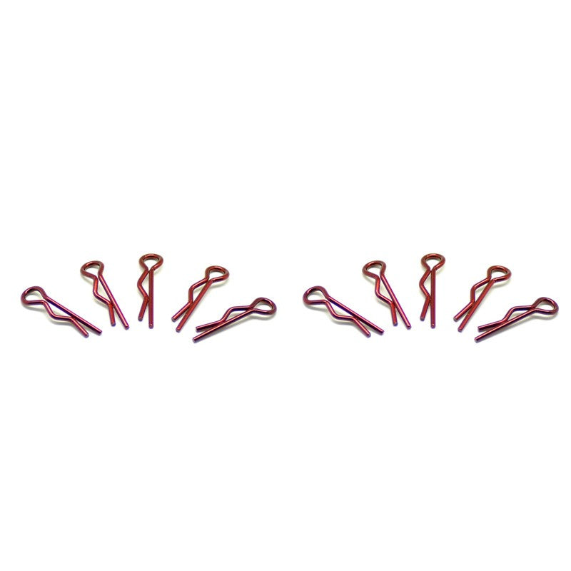 Small Body Clip 1/10 - Metallic Red (10) (103106)