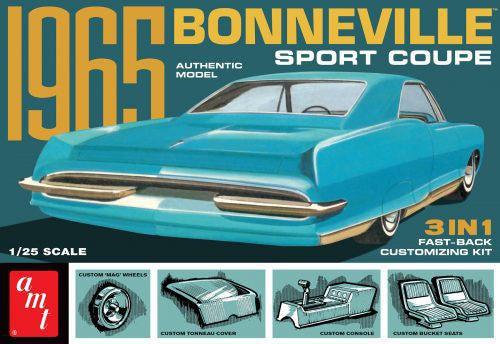 AMT 1/25  1965 PONTIAC BONNEVILLE 1:25 SCALE MODEL KIT (AMT 1260)