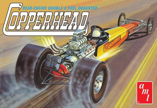 AMT 1/25 COPPERHEAD REAR-ENGINE DRAGSTER 1:25 SCALE MODEL KIT (AMT1282)