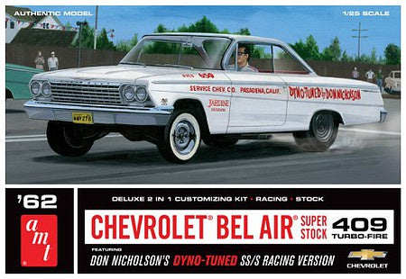 AMT 1/25 Chevrolet Bel Air Super Stock 409 Turbo Hire Don Nicholson (AMT 1283)
