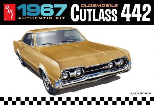 AMT 1/25 1967 OLDSMOBILE CUTLASS 442 1:25 SCALE MODEL KIT (AMT 1365)