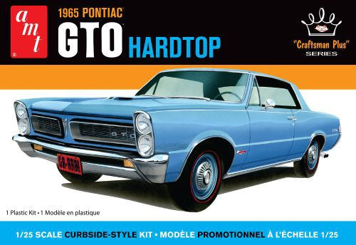 AMT 1/25 1965 PONTIAC GTO HARDTOP CRAFTSMAN PLUS 1:25 SCALE MODEL KIT (AMT 1410)