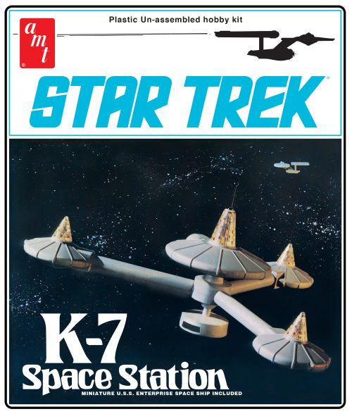 AMT 1/7600 STAR TREK K-7 SPACE STATION 1:7600 SCALE MODEL KIT (AMT 1415)