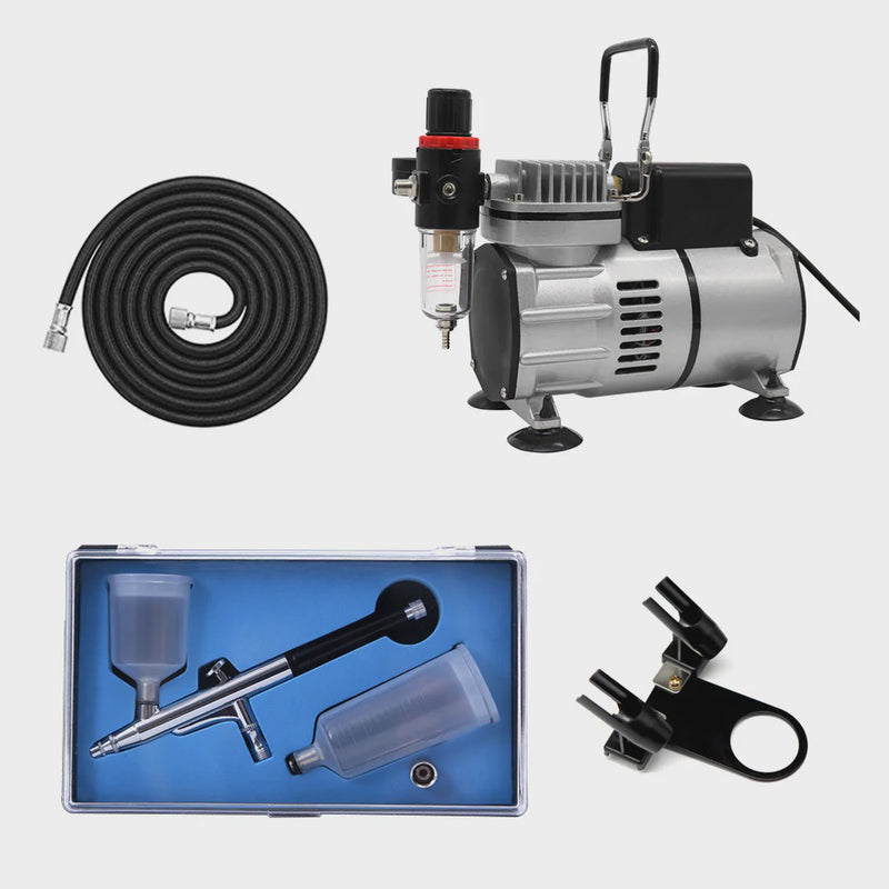 AEROPRO  AIR BRUSH COMPRESSOR KIT  WITH AIRBRUSH (AP86K)