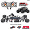 ARRMA 1/10 GORGON 4X2 MEGA 550 Brushed Monster Truck Ready-To-Assemble Kit with Battery & Charger Black (ARA3230SKT1)