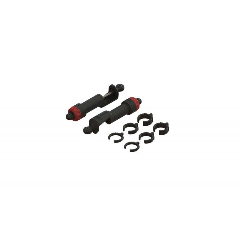 Arrma Shock Set, Front (2) Bore:11mm, Length:101mm, Piston:2x1.3mm, Oil:500cst (ARA330550)