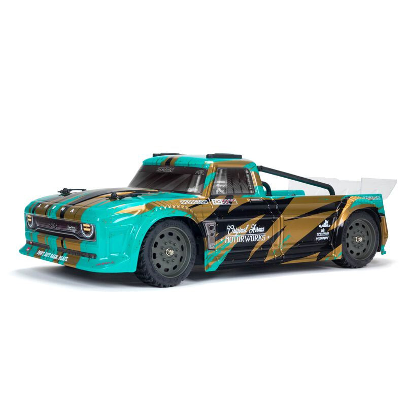 ARRMA INFRACTION 4X4 MEGA RTR 1/8th Resto-Mod StreetBash Truck Teal/Bronze  (ARA4215V3BT2)