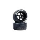 Arrma 1/7 dBoots Hoons 42/100mm Silver (Hard Compound) Belted Tires with 2.9 5-Spoke Wheels, 17mm Hex (2) (ARA550070)