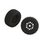 ARRMA dBoots FORTRESS LP Tire Set Glued Black (1 Pair) 4s mojave (ARA550110)