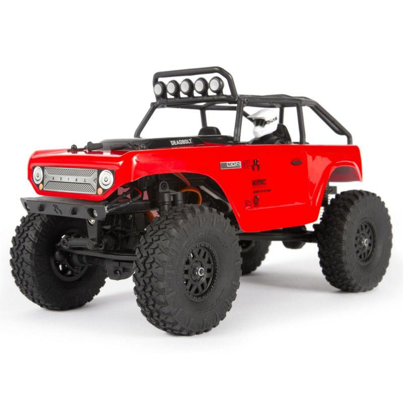 Axial 1/24 SCX24 Deadbolt 4WD Rock Crawler Brushed RTR, Red ( AXI90081T1)