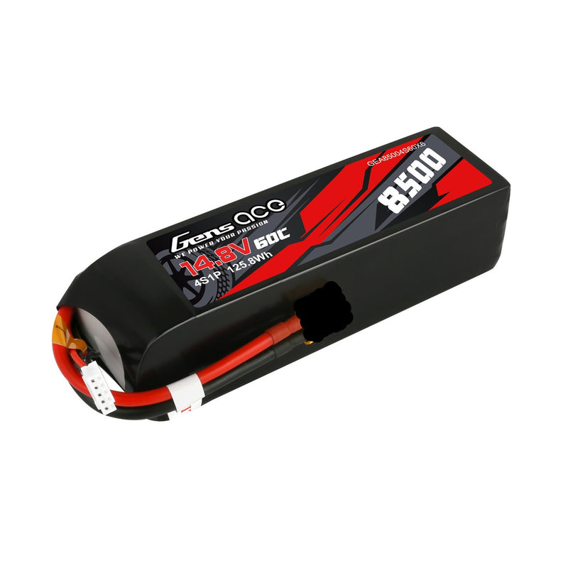 Gens Ace 4S1P  8500mah EC5 Lipo Battery (GA8500-4S60-B)