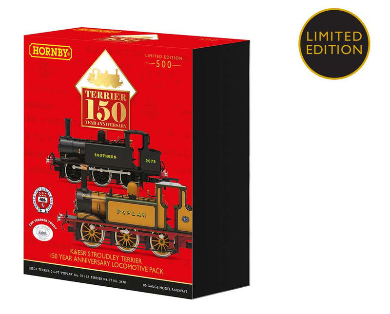 Hornby K&ESR Terrier 150th Anniversary Pack - Era 2/3 2022 Catalogue (R30123)