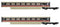 Hornby BR, Class 370 Advanced Passenger Train 2-car TU Coach Pack, 48303 + 48304 - Era 7 (R40013)