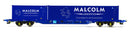Hornby Malcolm Rail, KFA Container Wagon with 1 x 20' & 1 x 40' Containers - Era 11 2022 Catalogue (R60133)