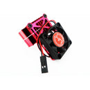 Clip-On Two-Piece Motor Heat Sink W/ Fan (Red) (MH550TE02)